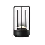 Lampe til bord ute på sommeren i sort. 
