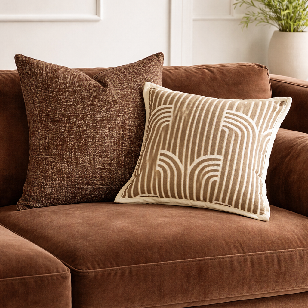 To fine puter i en fin sofa 