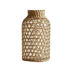 løsflettet vase i glass i hcitt studio.
