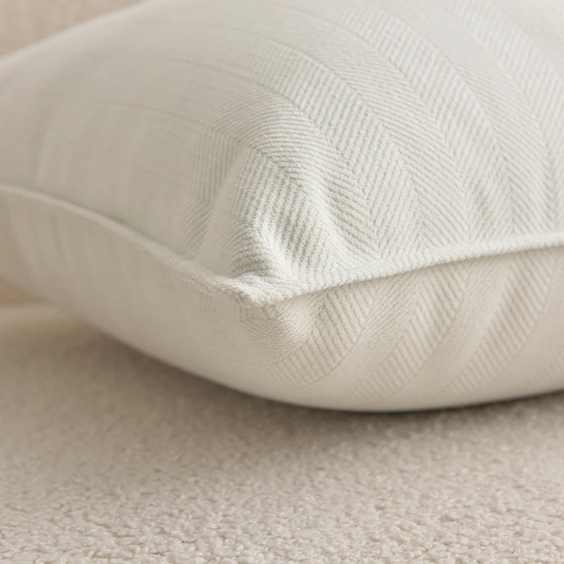 Chenille Putetrekk Sett (2 stk) | Myke Dekorative Putetrekk til Sofa