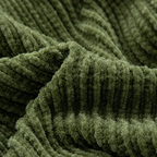 Detaljebilde av mykt chenille pledd