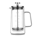 French Press i Dobbeltvegg Borosilikatglass – 350 / 650 / 1000 ml
