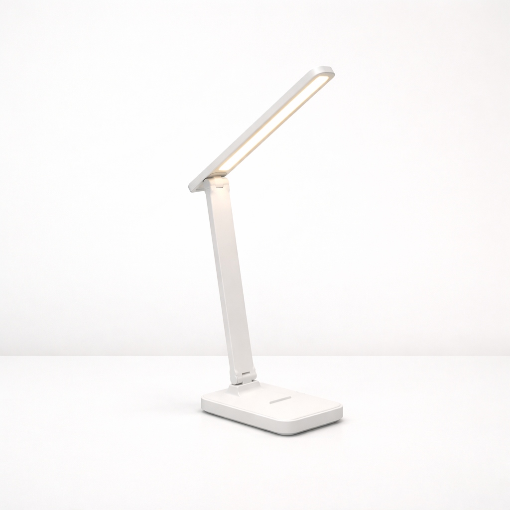 Fin led lampe i et fint studio. 