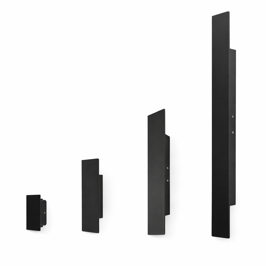 Moderne LED Vegglampe Utendørs – Opp/Ned Lys i Aluminium