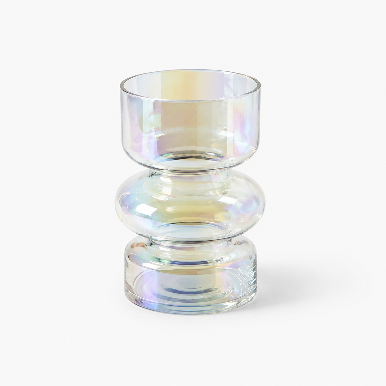 Multifarget glassvase i unikt bobledesign.