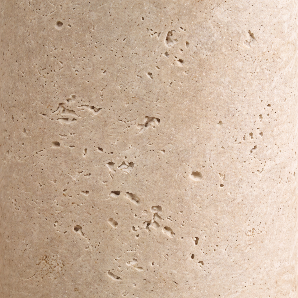 Detaljer av steinen på lampen. 