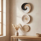 Nydelige veggkurver på en fin vegg i et hus. 