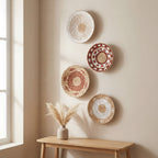 Veggkurver på en fin lekker vegg i et hus. 