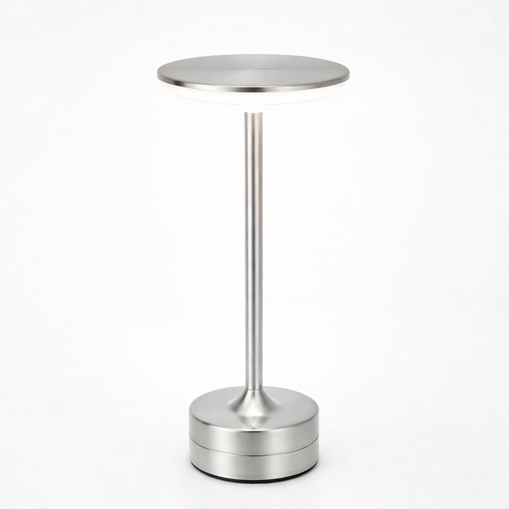 Høy sølv lampe i et profesjonelt studio