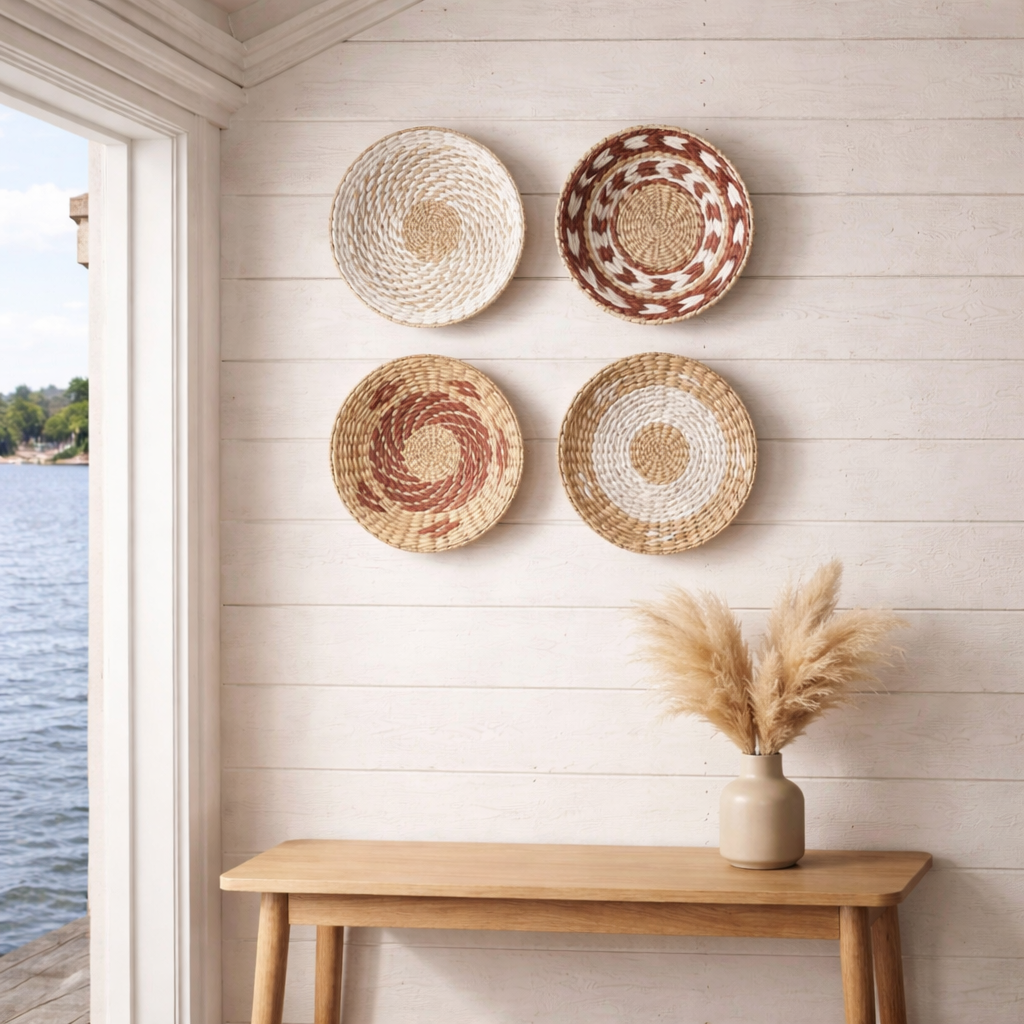 Nydelige veggkurver på veggen ved sjøen